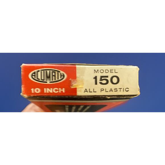 ACU-MATH 150 Slide Rule With Plastic Case Instructions and Box Vintage USA - Picture 5 of 5